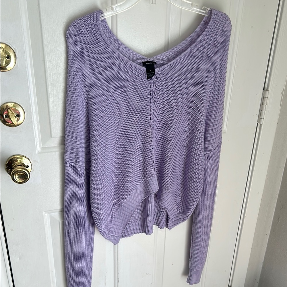 Lavender Knit Sweater